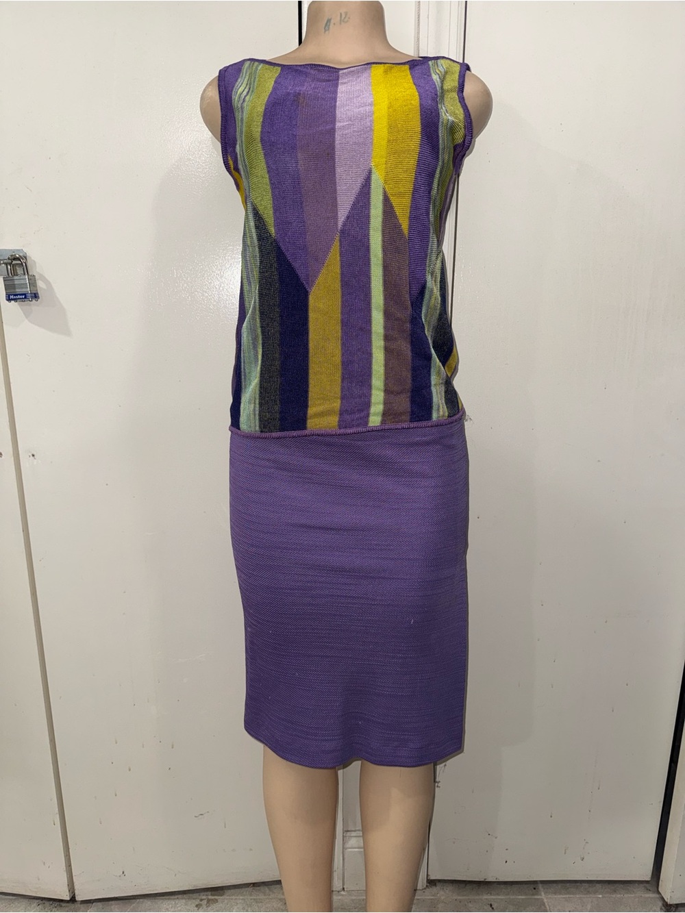 Missoni purple multicolor knit set
